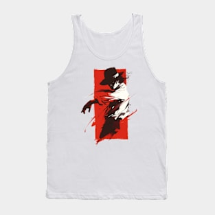 Rhythm Legend - Red, Black and White - Pop Music Tank Top